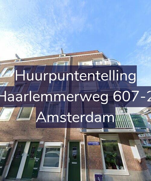 Foto gevel Huurpuntentelling voor Haarlemmerweg 607-2, Amsterdam