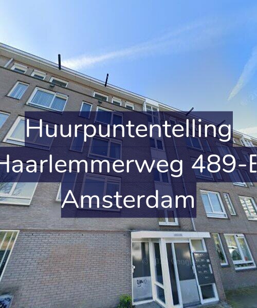 Foto gevel Huurpuntentelling voor Haarlemmerweg 489-B, Amsterdam