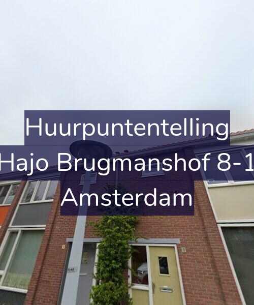 Foto gevel Huurpuntentelling voor Hajo Brugmanshof 8-1, Amsterdam