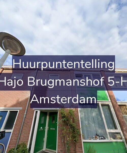 Foto gevel Huurpuntentelling voor Hajo Brugmanshof 5-H, Amsterdam