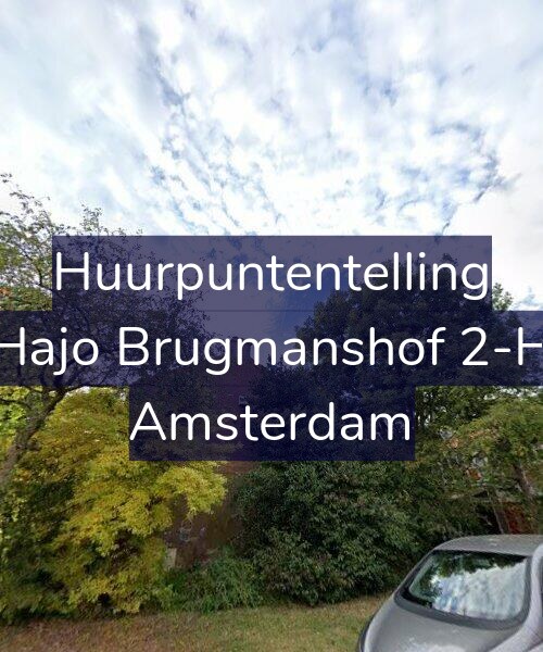 Foto gevel Huurpuntentelling voor Hajo Brugmanshof 2-H, Amsterdam