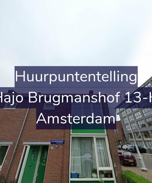 Foto gevel Huurpuntentelling voor Hajo Brugmanshof 13-H, Amsterdam