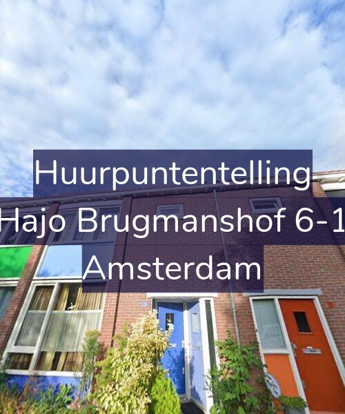Foto gevel Huurpuntentelling voor Hajo Brugmanshof 6-1, Amsterdam