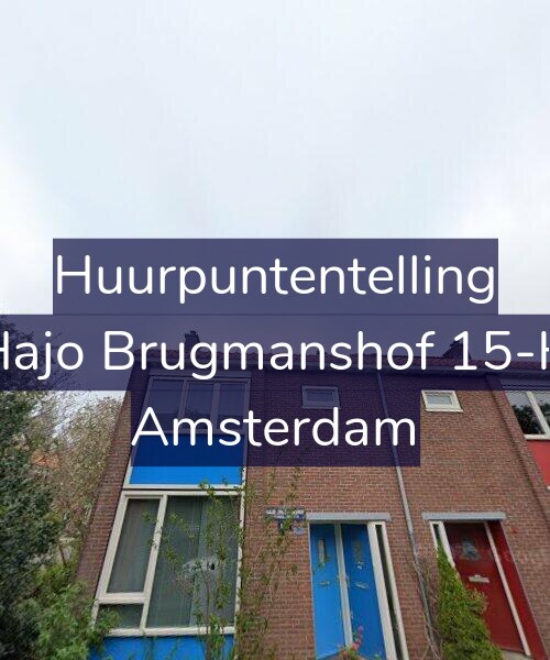 Foto gevel Huurpuntentelling voor Hajo Brugmanshof 15-H, Amsterdam