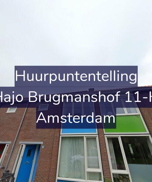 Foto gevel Huurpuntentelling voor Hajo Brugmanshof 11-H, Amsterdam