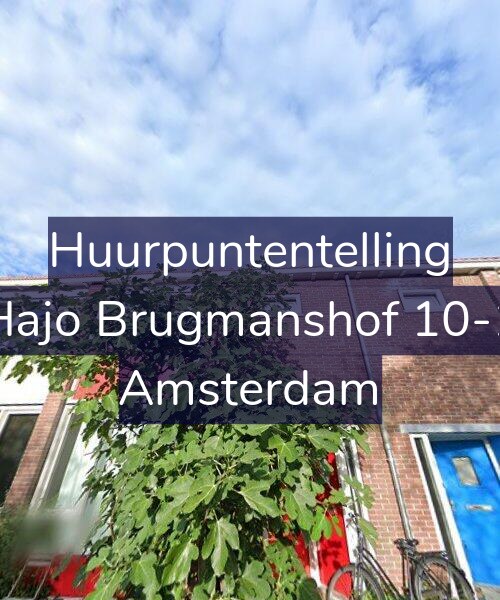 Foto gevel Huurpuntentelling voor Hajo Brugmanshof 10-1, Amsterdam
