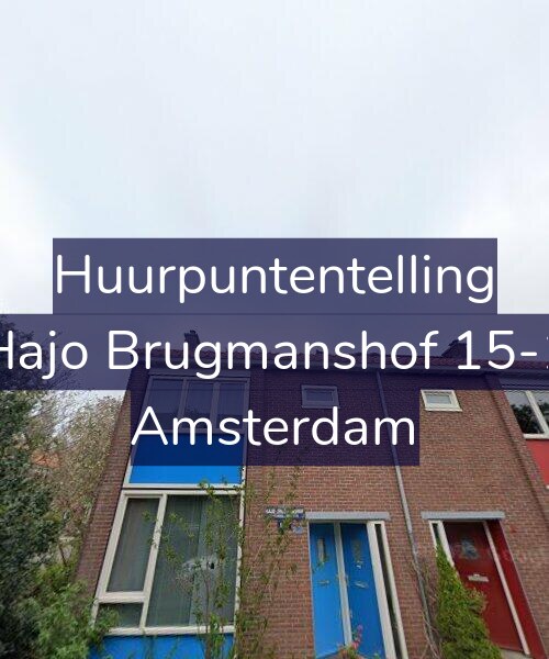 Foto gevel Huurpuntentelling voor Hajo Brugmanshof 15-1, Amsterdam