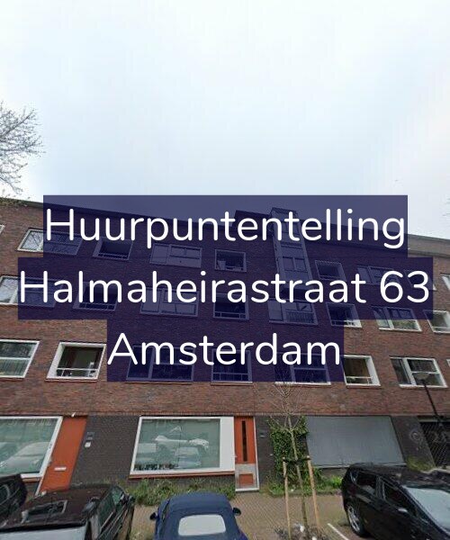 Foto gevel Huurpuntentelling voor Halmaheirastraat 63, Amsterdam