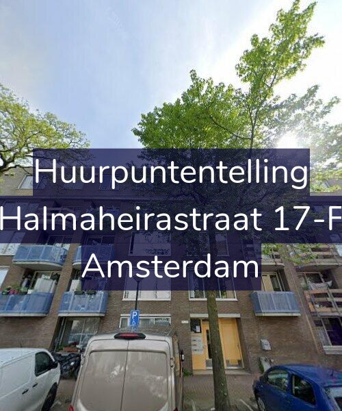 Foto gevel Huurpuntentelling voor Halmaheirastraat 17-F, Amsterdam