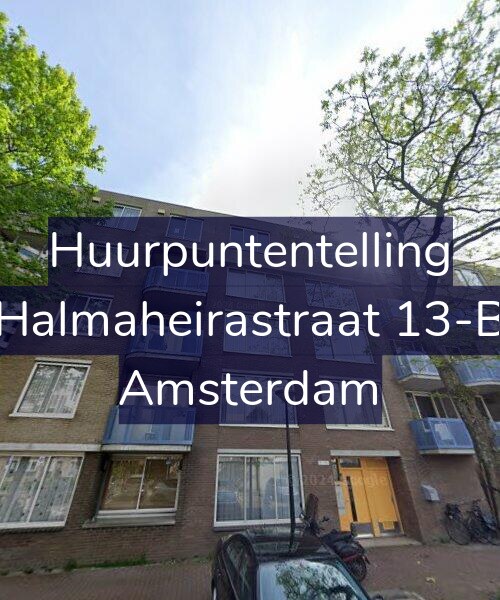 Foto gevel Huurpuntentelling voor Halmaheirastraat 13-B, Amsterdam