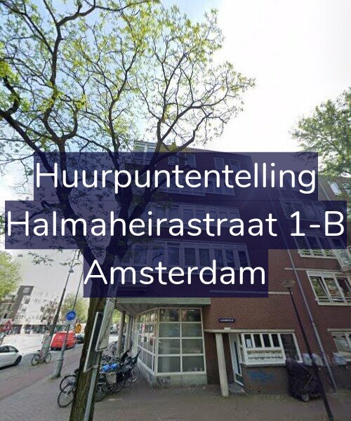 Foto gevel Huurpuntentelling voor Halmaheirastraat 1-B, Amsterdam