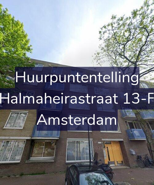 Foto gevel Huurpuntentelling voor Halmaheirastraat 13-F, Amsterdam