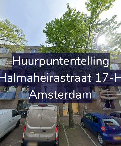 Foto gevel Huurpuntentelling voor Halmaheirastraat 17-H, Amsterdam