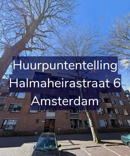 Foto gevel Huurpuntentelling voor Halmaheirastraat 6, Amsterdam