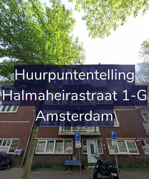 Foto gevel Huurpuntentelling voor Halmaheirastraat 1-G, Amsterdam