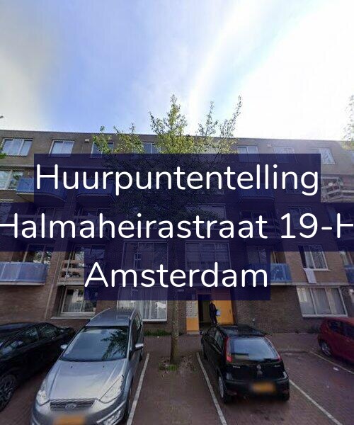 Foto gevel Huurpuntentelling voor Halmaheirastraat 19-H, Amsterdam