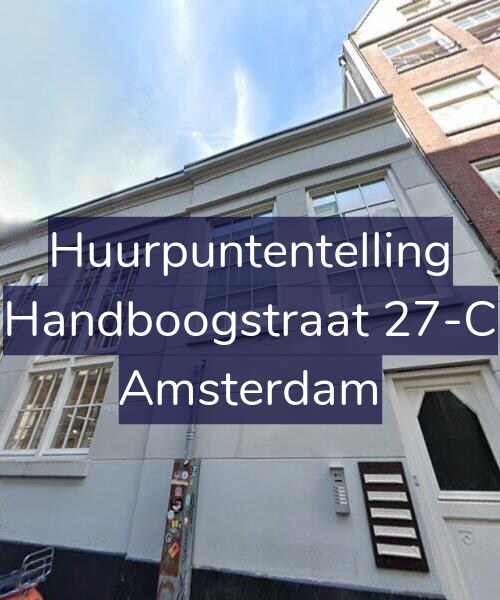 Foto gevel Huurpuntentelling voor Handboogstraat 27-C, Amsterdam
