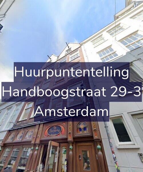 Foto gevel Huurpuntentelling voor Handboogstraat 29-3, Amsterdam