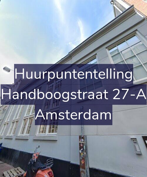 Foto gevel Huurpuntentelling voor Handboogstraat 27-A, Amsterdam