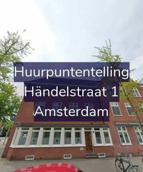 Foto gevel Huurpuntentelling voor Händelstraat 1, Amsterdam
