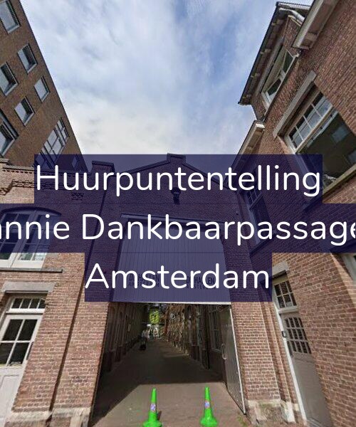 Foto gevel Huurpuntentelling voor Hannie Dankbaarpassage 9, Amsterdam