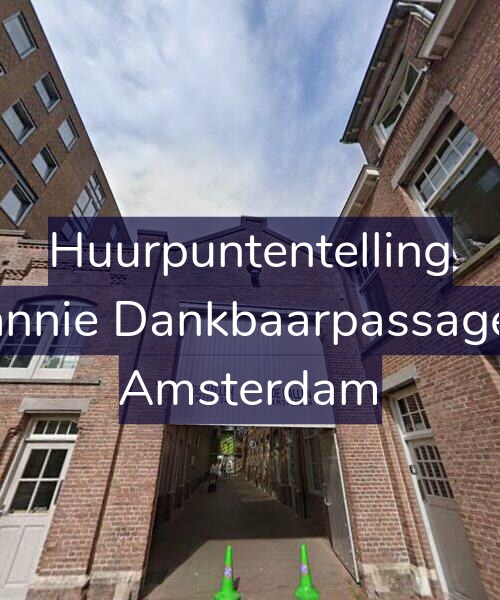 Foto gevel Huurpuntentelling voor Hannie Dankbaarpassage 7, Amsterdam