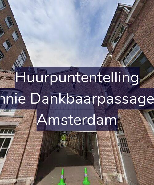 Foto gevel Huurpuntentelling voor Hannie Dankbaarpassage 17, Amsterdam
