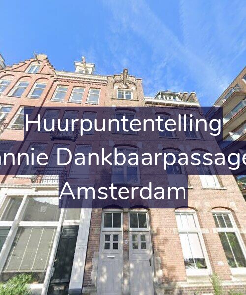 Foto gevel Huurpuntentelling voor Hannie Dankbaarpassage 3, Amsterdam