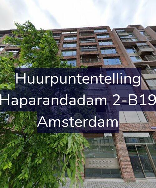 Foto gevel Huurpuntentelling voor Haparandadam 2-B19, Amsterdam