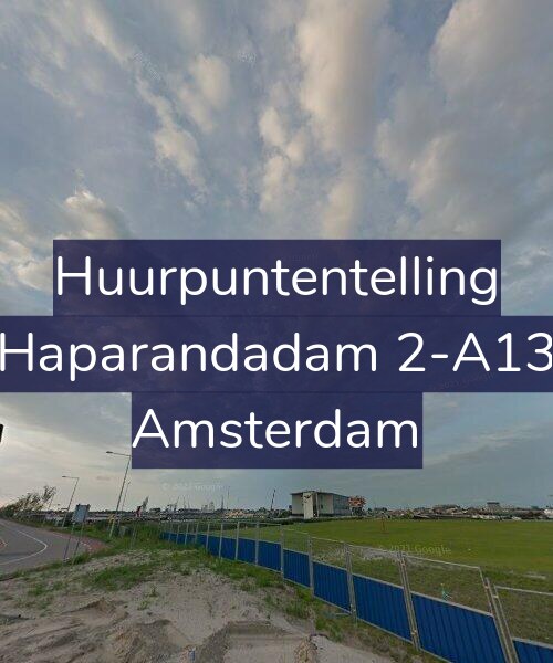 Foto gevel Huurpuntentelling voor Haparandadam 2-A13, Amsterdam