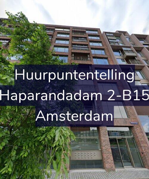Foto gevel Huurpuntentelling voor Haparandadam 2-B15, Amsterdam