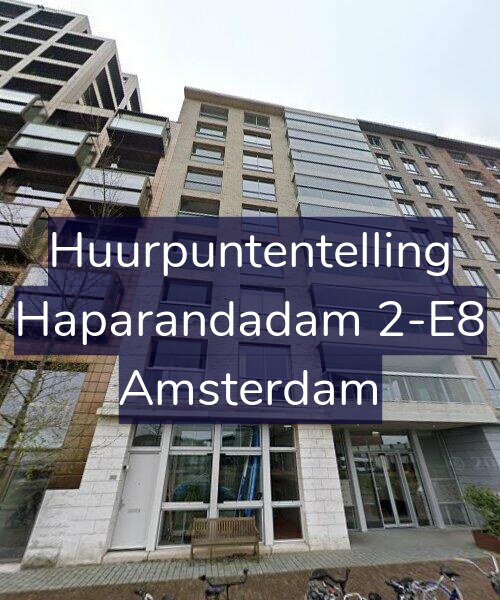 Foto gevel Huurpuntentelling voor Haparandadam 2-E8, Amsterdam