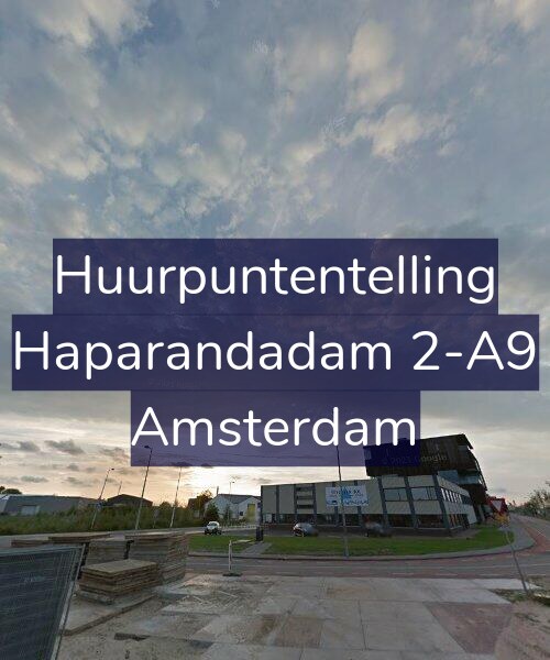 Foto gevel Huurpuntentelling voor Haparandadam 2-A9, Amsterdam