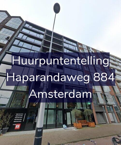 Foto gevel Huurpuntentelling voor Haparandaweg 884, Amsterdam