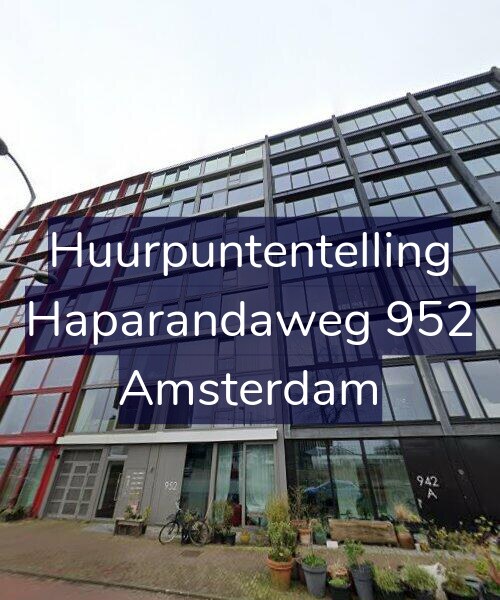 Foto gevel Huurpuntentelling voor Haparandaweg 952, Amsterdam