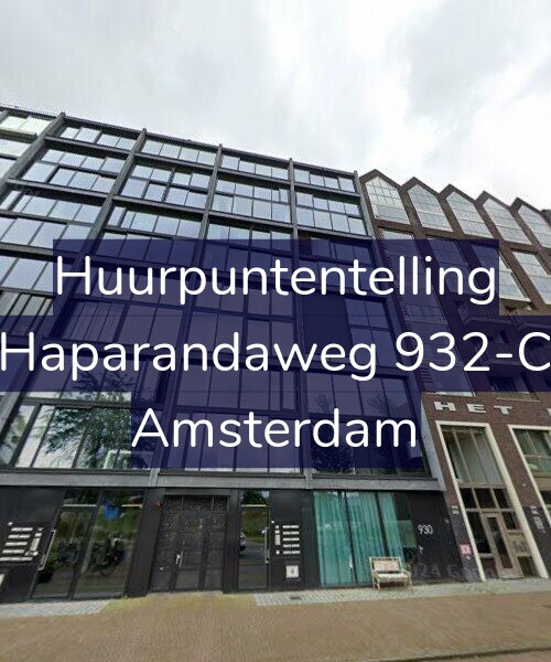 Foto gevel Huurpuntentelling voor Haparandaweg 932-C, Amsterdam