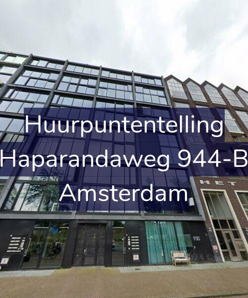 Foto gevel Huurpuntentelling voor Haparandaweg 944-B, Amsterdam
