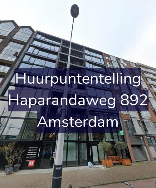 Foto gevel Huurpuntentelling voor Haparandaweg 892, Amsterdam