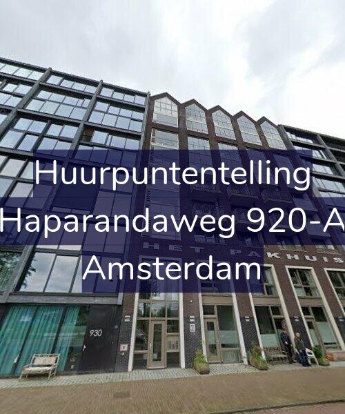 Foto gevel Huurpuntentelling voor Haparandaweg 920-A, Amsterdam