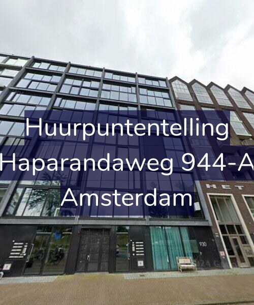 Foto gevel Huurpuntentelling voor Haparandaweg 944-A, Amsterdam