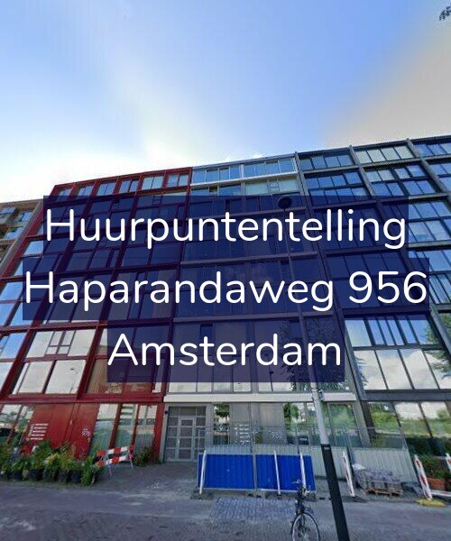 Foto gevel Huurpuntentelling voor Haparandaweg 956, Amsterdam
