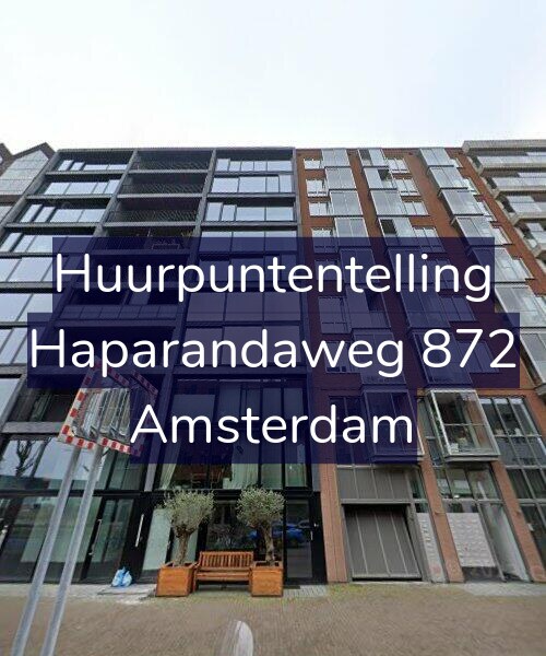 Foto gevel Huurpuntentelling voor Haparandaweg 872, Amsterdam