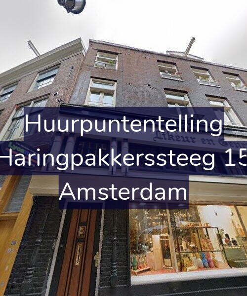Foto gevel Huurpuntentelling voor Haringpakkerssteeg 15, Amsterdam