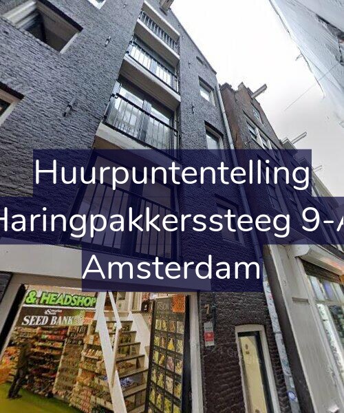 Foto gevel Huurpuntentelling voor Haringpakkerssteeg 9-A, Amsterdam