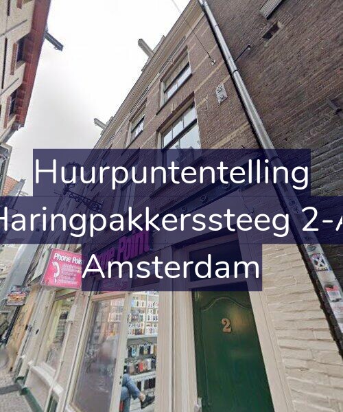 Foto gevel Huurpuntentelling voor Haringpakkerssteeg 2-A, Amsterdam