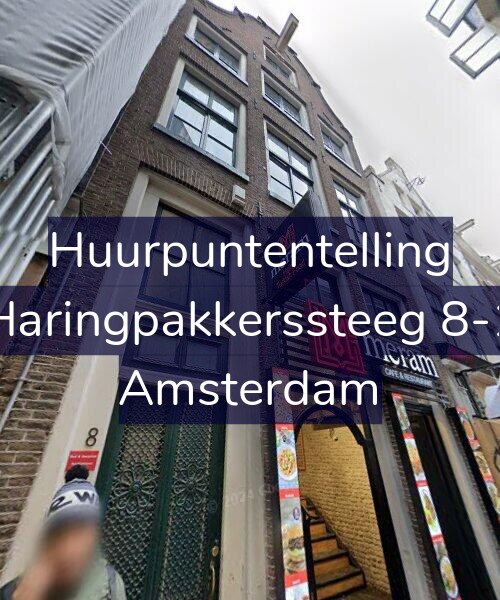 Foto gevel Huurpuntentelling voor Haringpakkerssteeg 8-1, Amsterdam