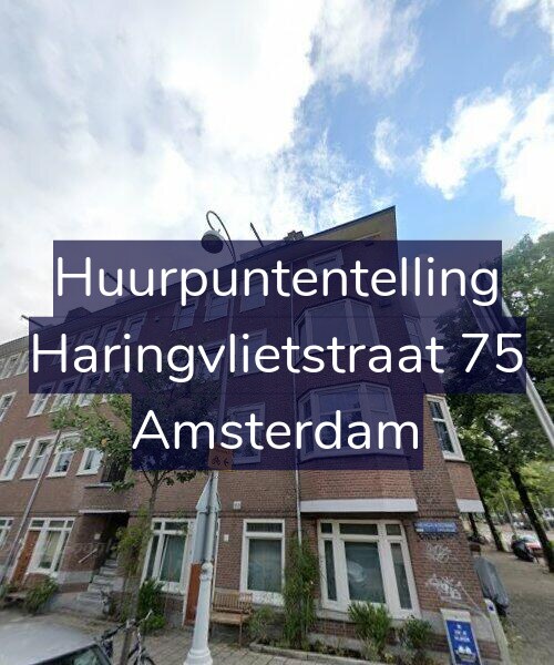 Foto gevel Huurpuntentelling voor Haringvlietstraat 75, Amsterdam