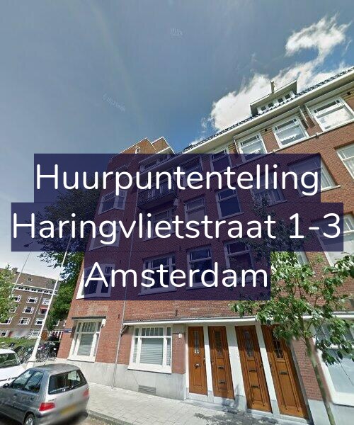 Foto gevel Huurpuntentelling voor Haringvlietstraat 1-3, Amsterdam