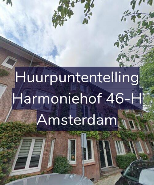 Foto gevel Huurpuntentelling voor Harmoniehof 46-H, Amsterdam