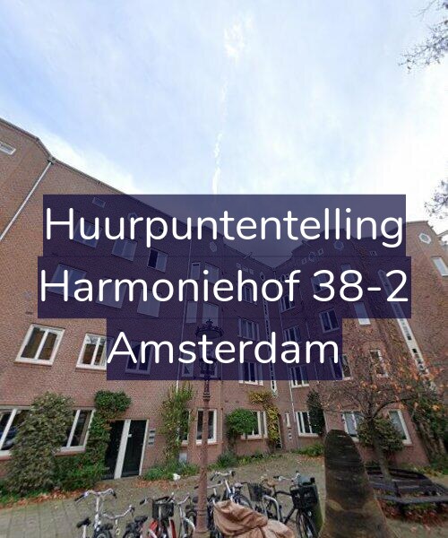 Foto gevel Huurpuntentelling voor Harmoniehof 38-2, Amsterdam